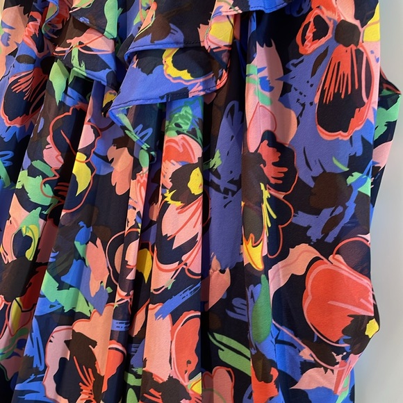 H&M |  Multicolour Floral Dress Hook & Eye Front Closure- size 10 - Picture 10 of 13